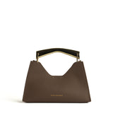 Poline Mini Bag in Cocoa Pebbled Leather