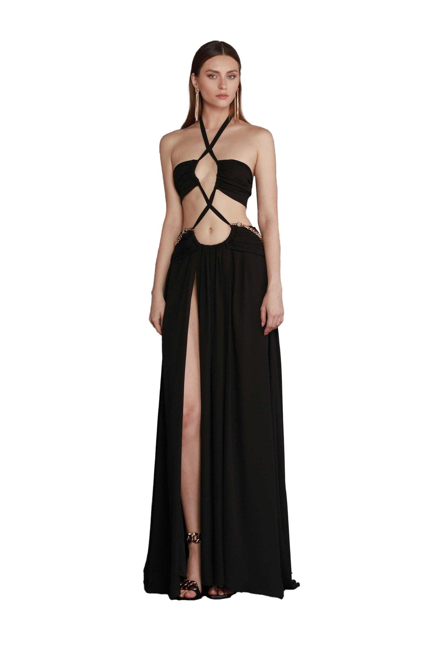 Fire Noir Gown