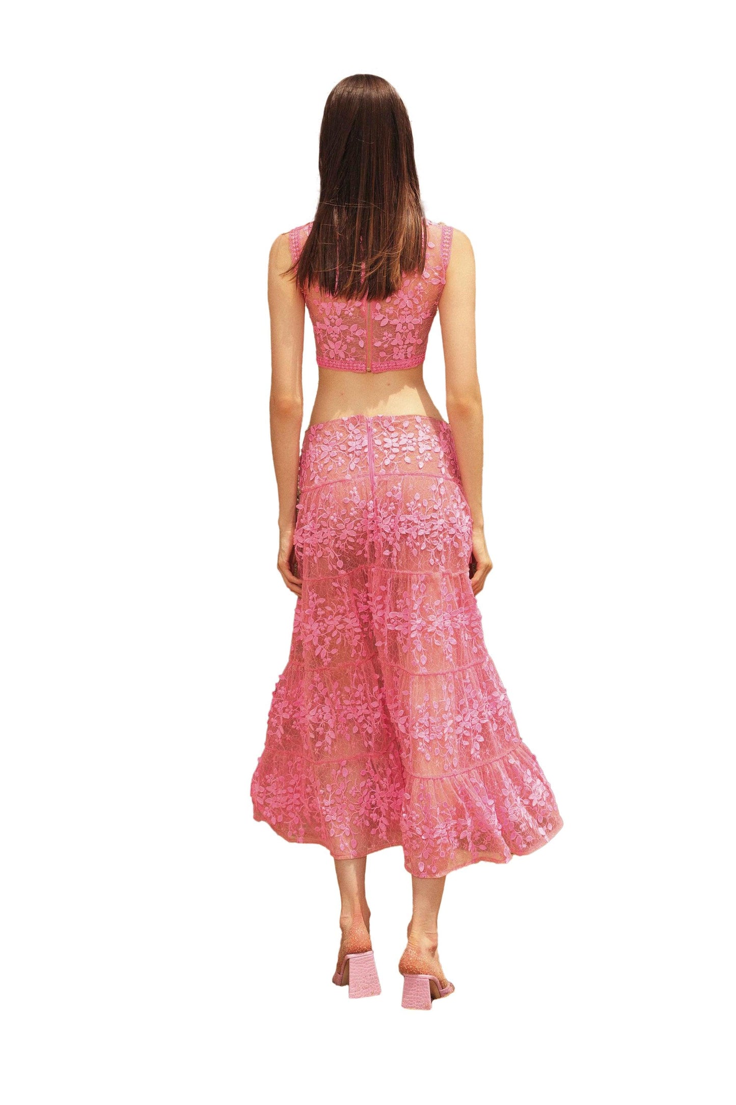 Megan Pink Two Piece Set