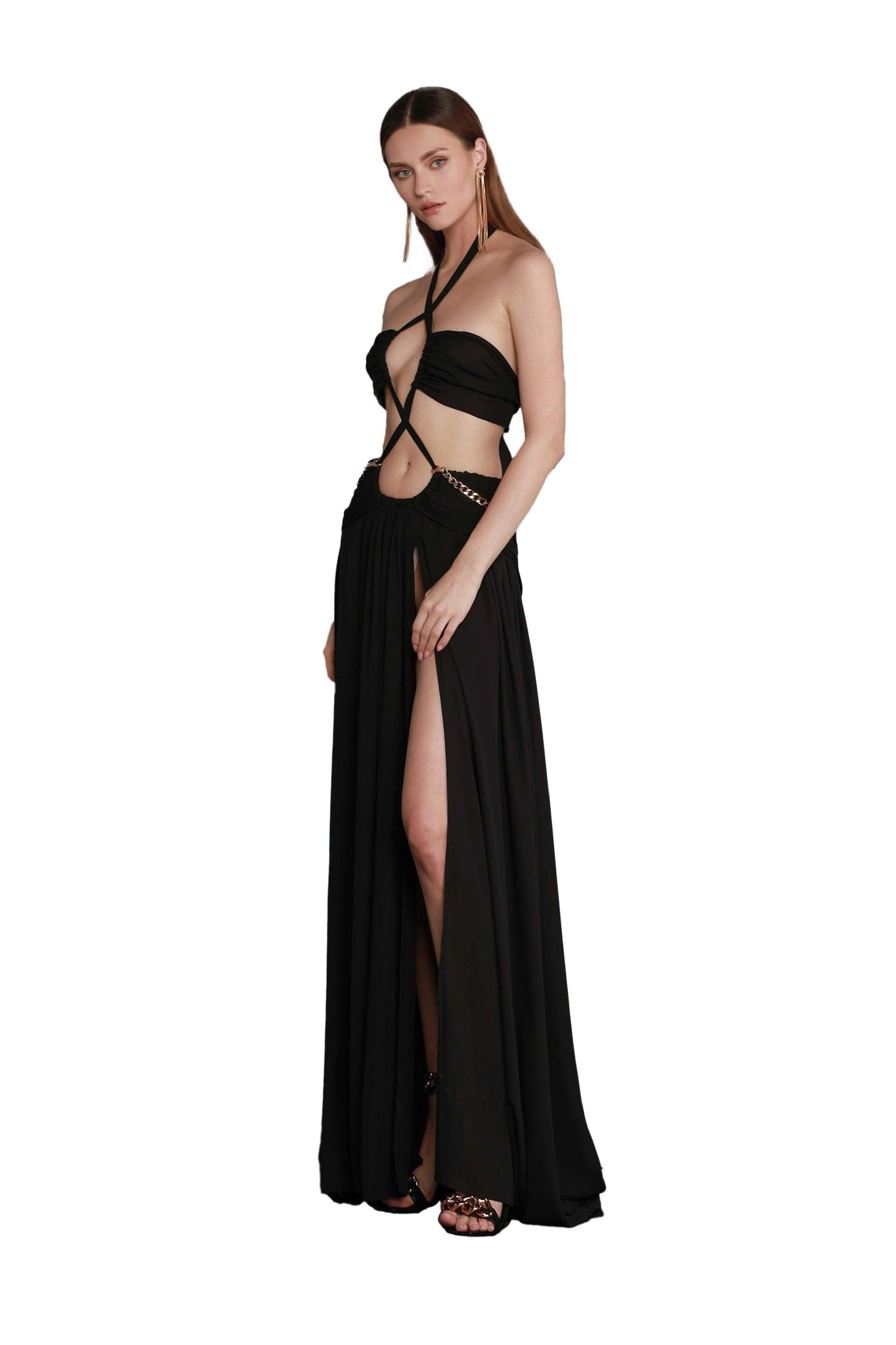 Fire Noir Gown