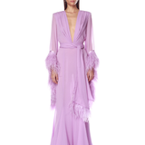 Geisha V-Neck Lilac Gown