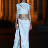 Morocco Sleeveless Cutout Diamond Gown