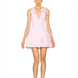 Estelle Blush Mini Dress