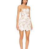 Jasmine Maraya White Mini Dress