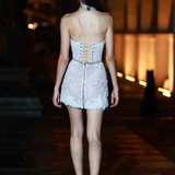 Fleur Blanc Mini Dress