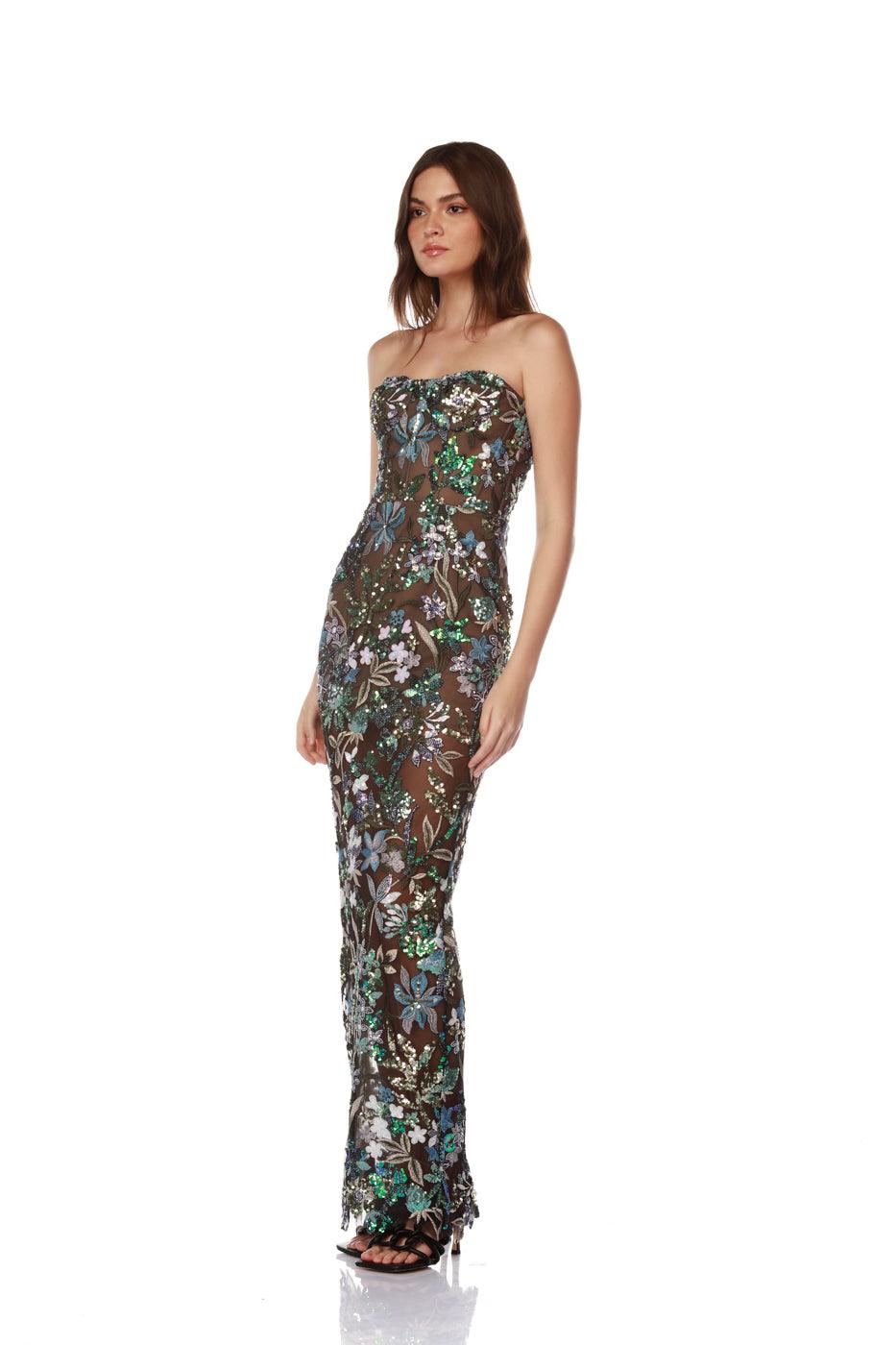 Dahlia Blue Maxi Dress
