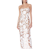 Dahlia White Maxi Dress