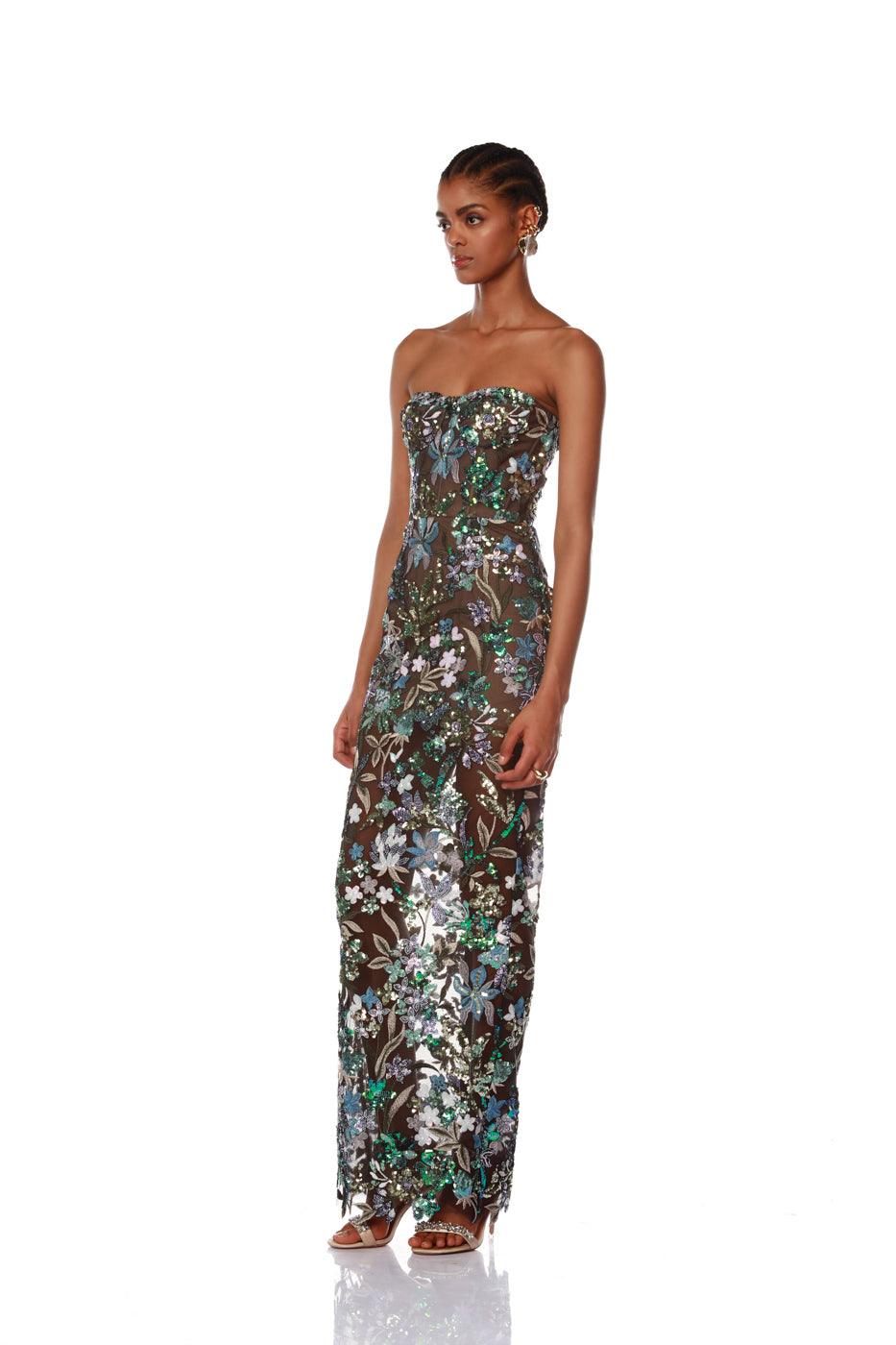 Dahlia Blue Maxi Dress