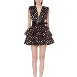 Riley Sleeveless Ruffle Mini Dress
