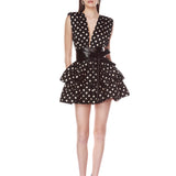 Riley Sleeveless Ruffle Mini Dress