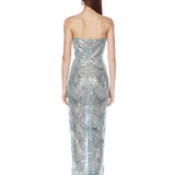 Giselle Powder Blue Maxi Dress