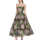 Kate Strapless Midi Dress
