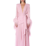 Geisha Pink Maxi Dress