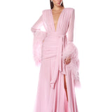 Geisha Pink Maxi Dress