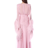 Geisha Pink Maxi Dress