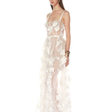 Anastasia White Maxi Dress - SAMPLE