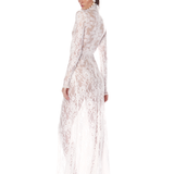 Eleanor White Lace Gown
