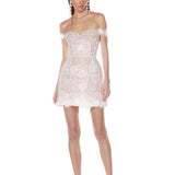 Eliana White Mini Dress
