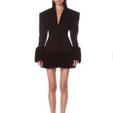Emerson Black Blazer Dress