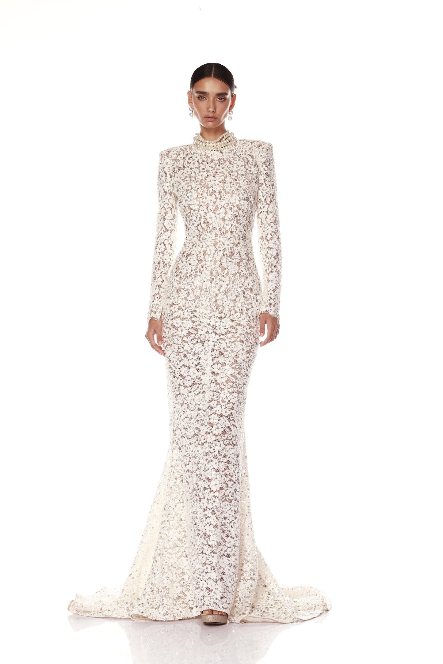 Clara Long Sleeve Lace Dress - Pre Order