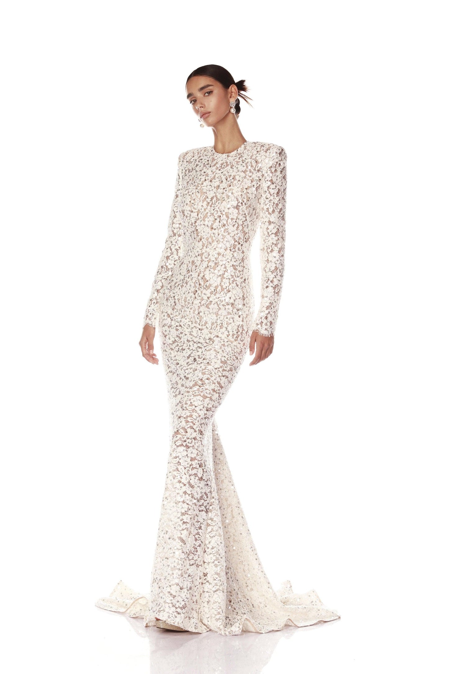 Clara Long Sleeve Lace Dress - Pre Order