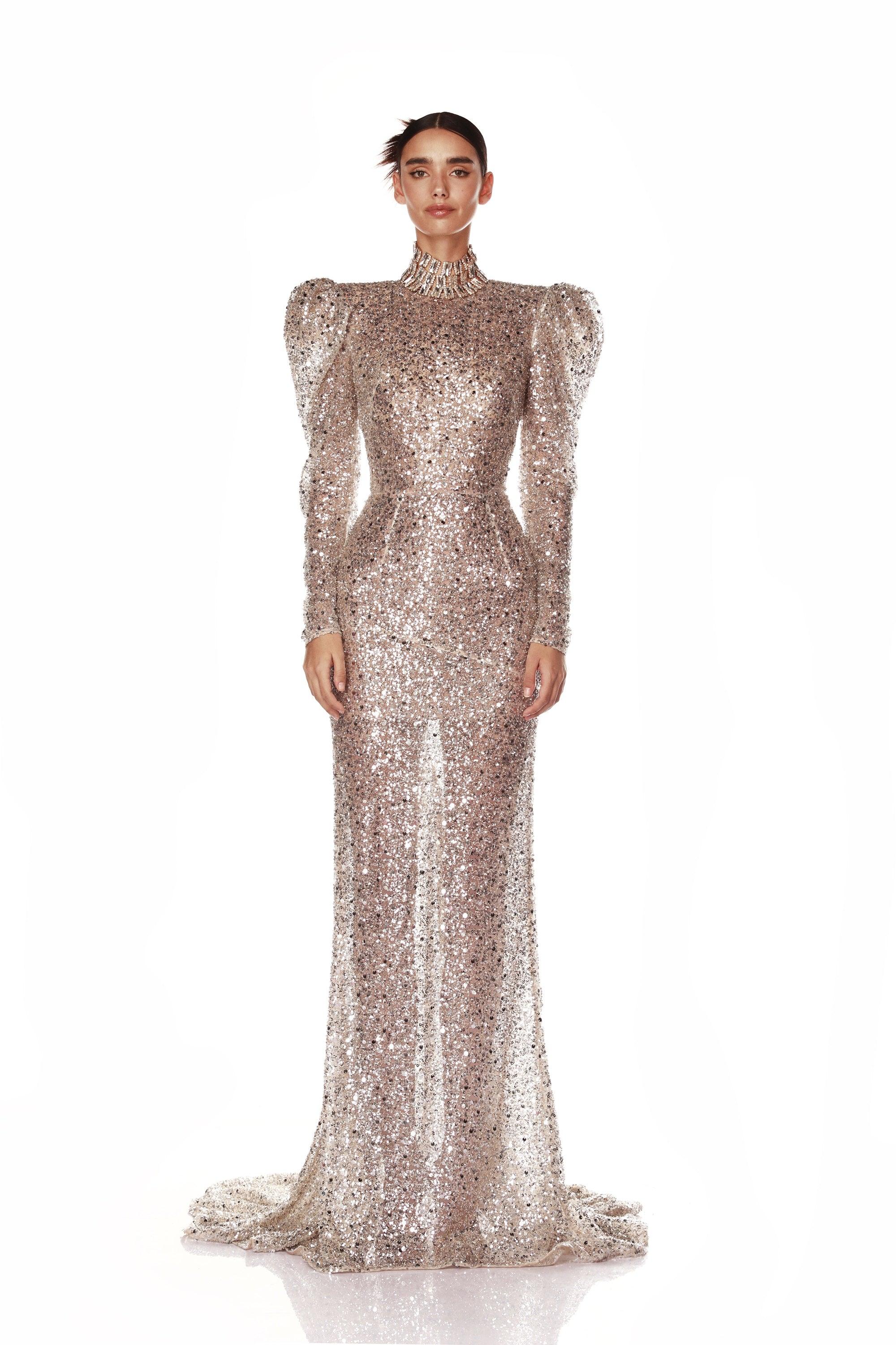 Tessa Silver Gown - Pre Order - BRONX AND BANCO
