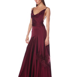 Leo Burgundy Gown