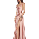 Leo Peach Gown