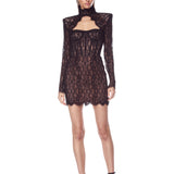 Lyra Black Mini Dress