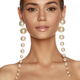 Pearl Tiered Drop Earrings