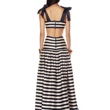 Quinn Striped Maxi Skirt