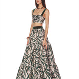Quinn Palm Green Skirt