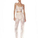 Capri Blanc Lace Pant