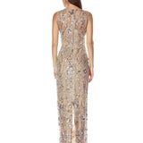 Violet Silver Maxi Dress