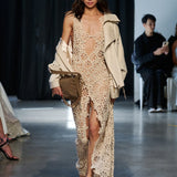 Akello Crochet Maxi Dress