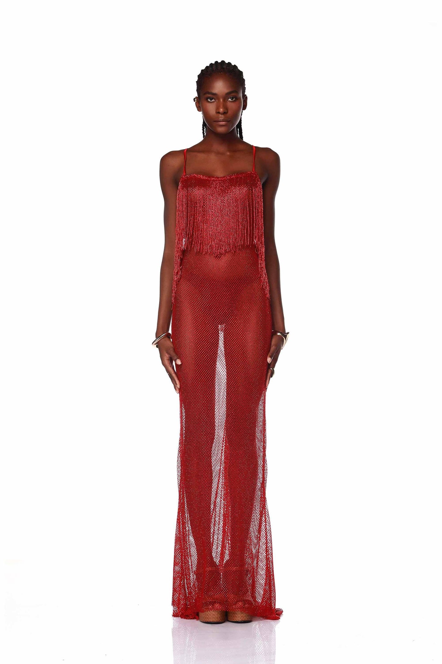Ashanti Red Gown - Pre Order