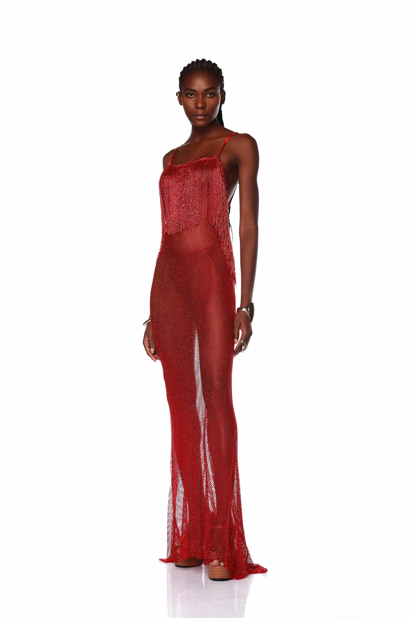 Ashanti Red Gown - Pre Order