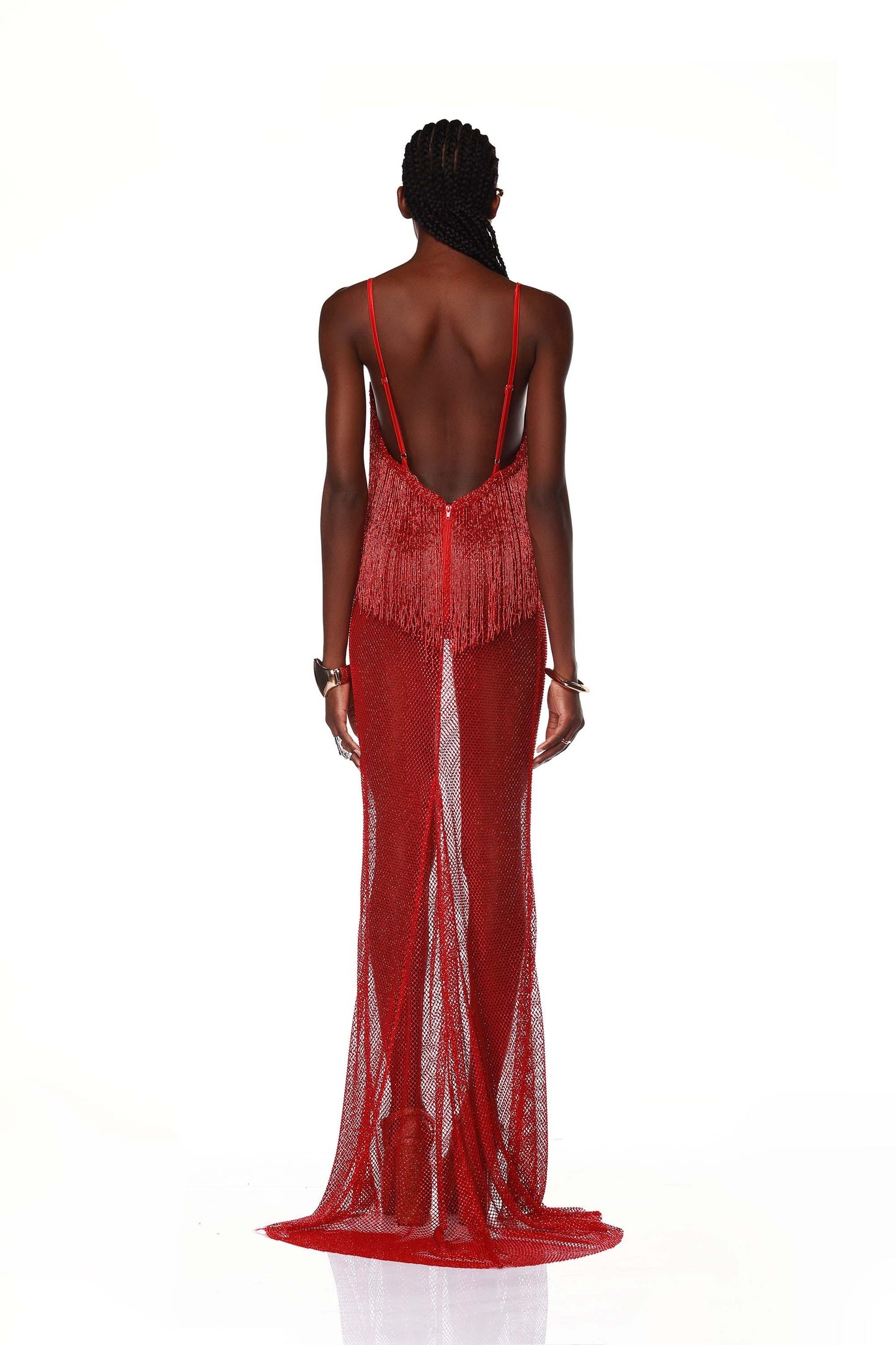 Ashanti Red Gown - Pre Order