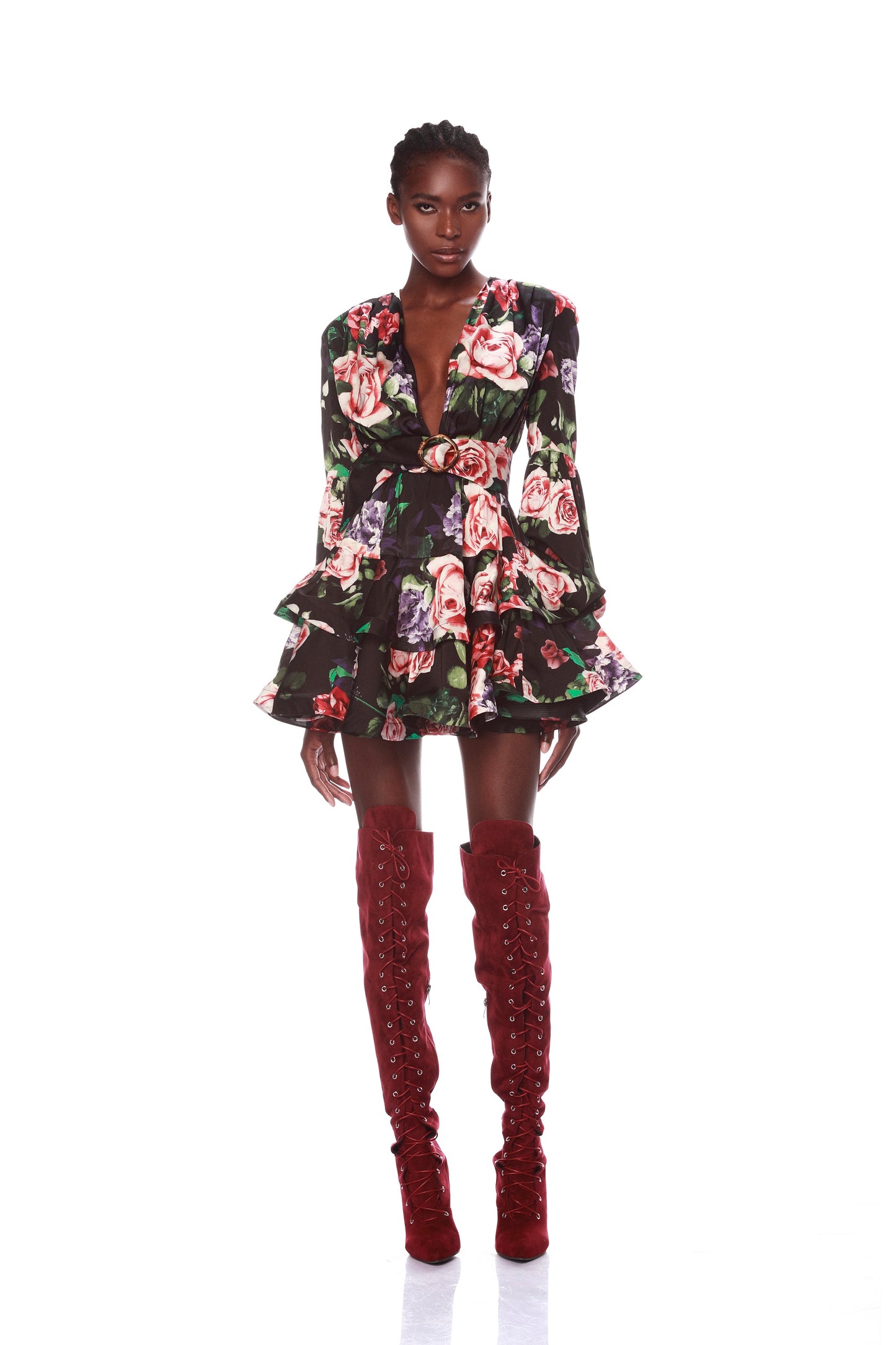 Bedouin Rose Mini Dress