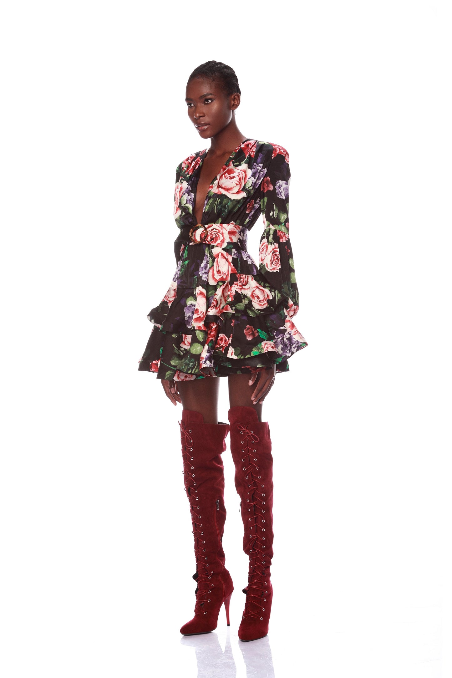 Bedouin Rose Mini Dress
