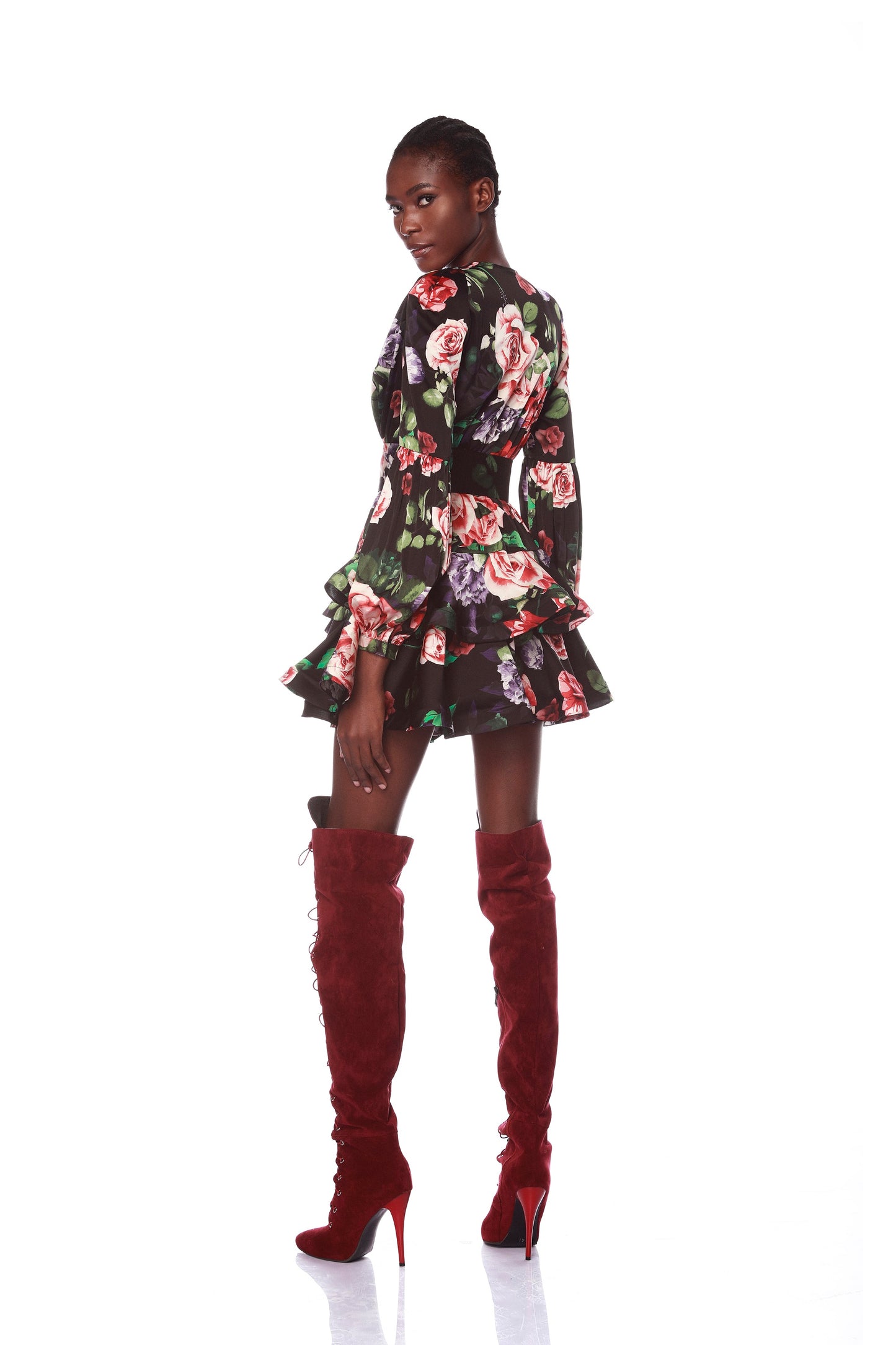 Bedouin Rose Mini Dress