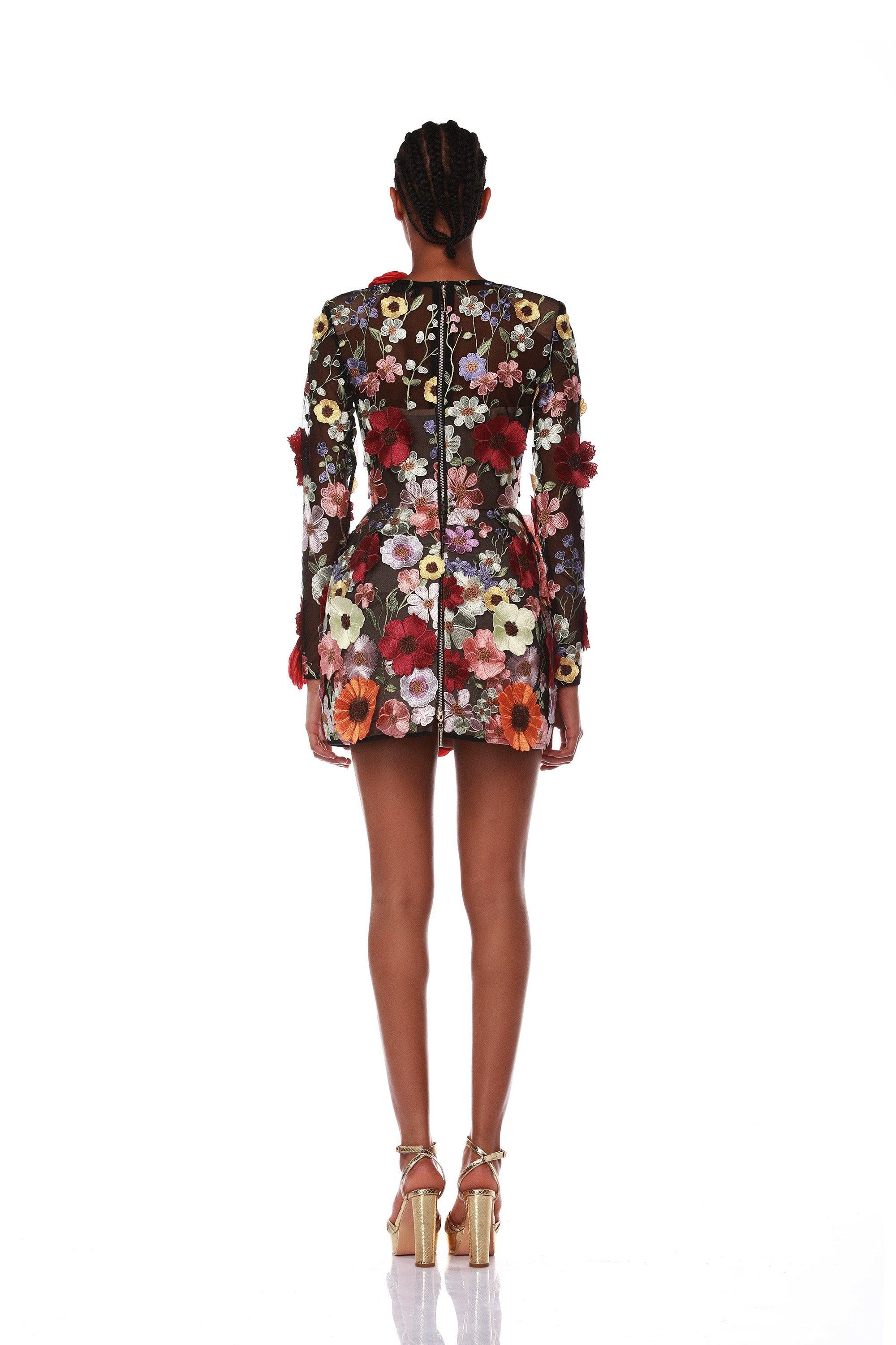 Bouquet Maraya Long Sleeve Dress - Pre Order - BRONX AND BANCO