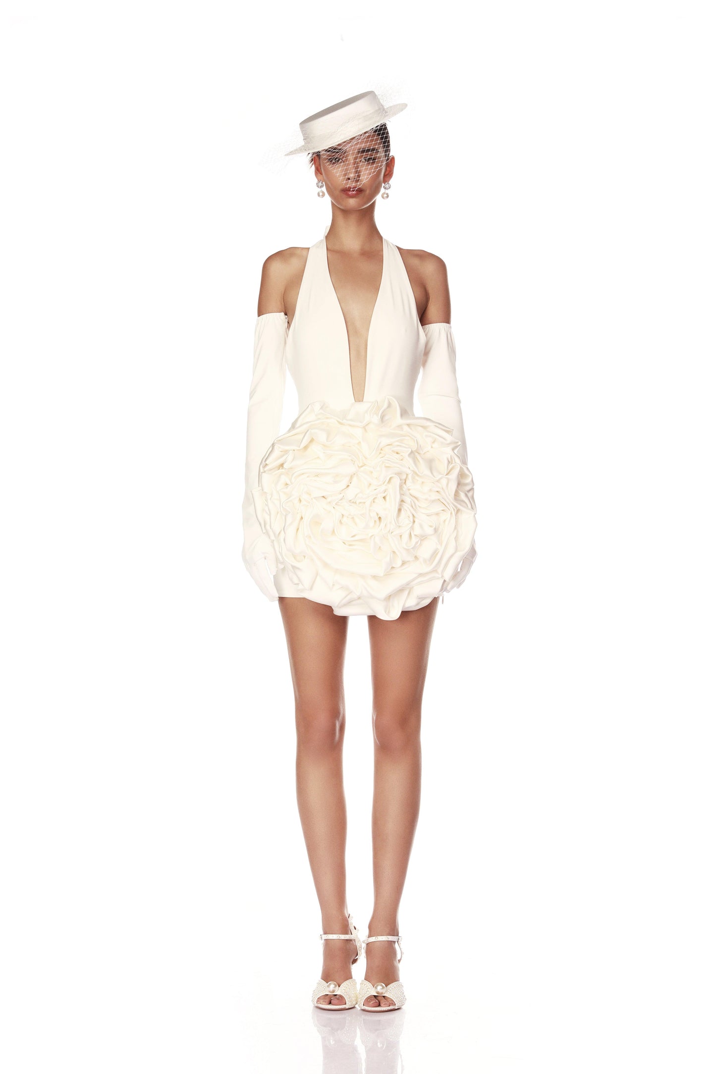 Camellia Rose Mini Dress - Pre Order