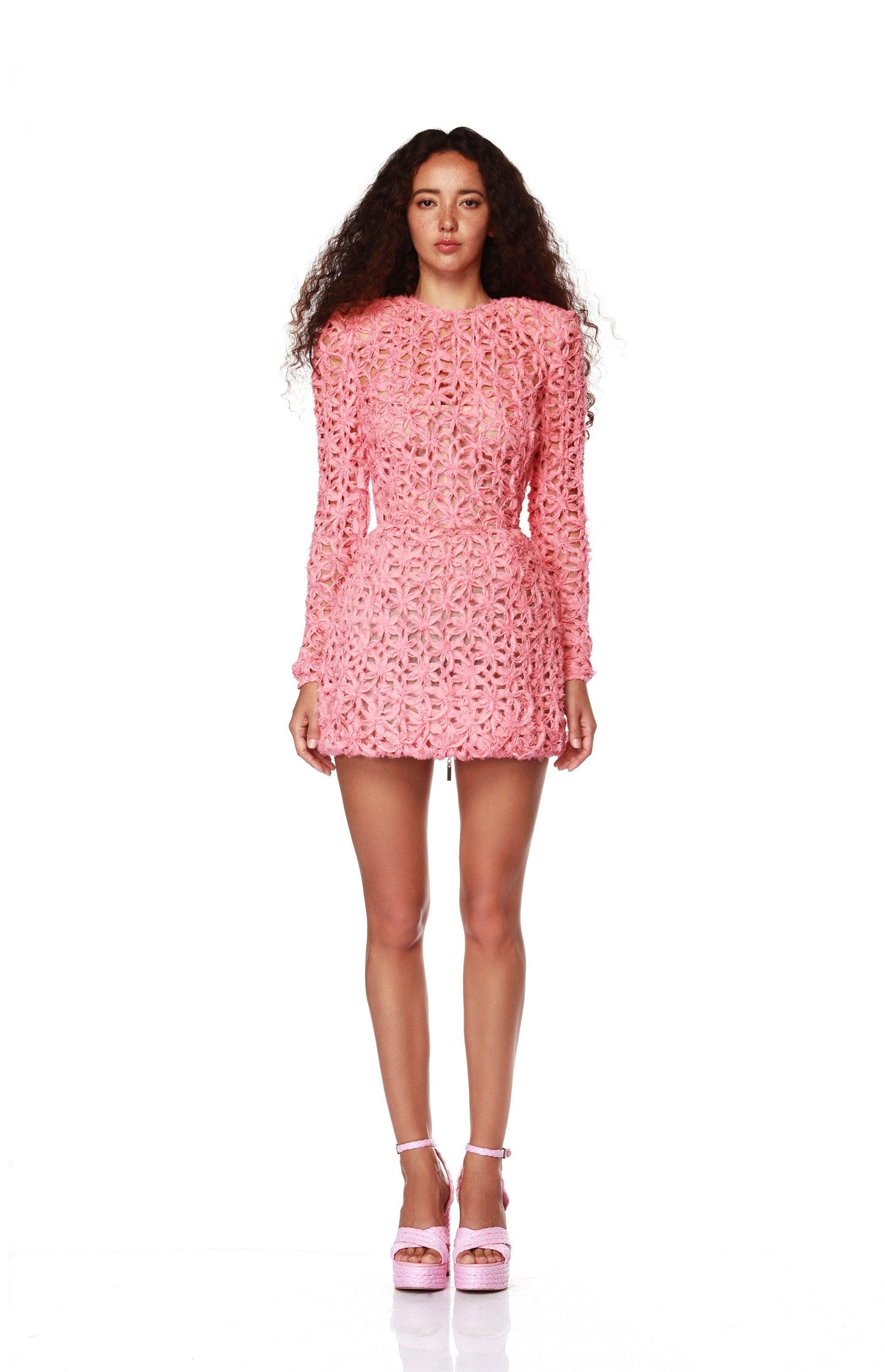 Casey Coral Mini Dress - Pre Order