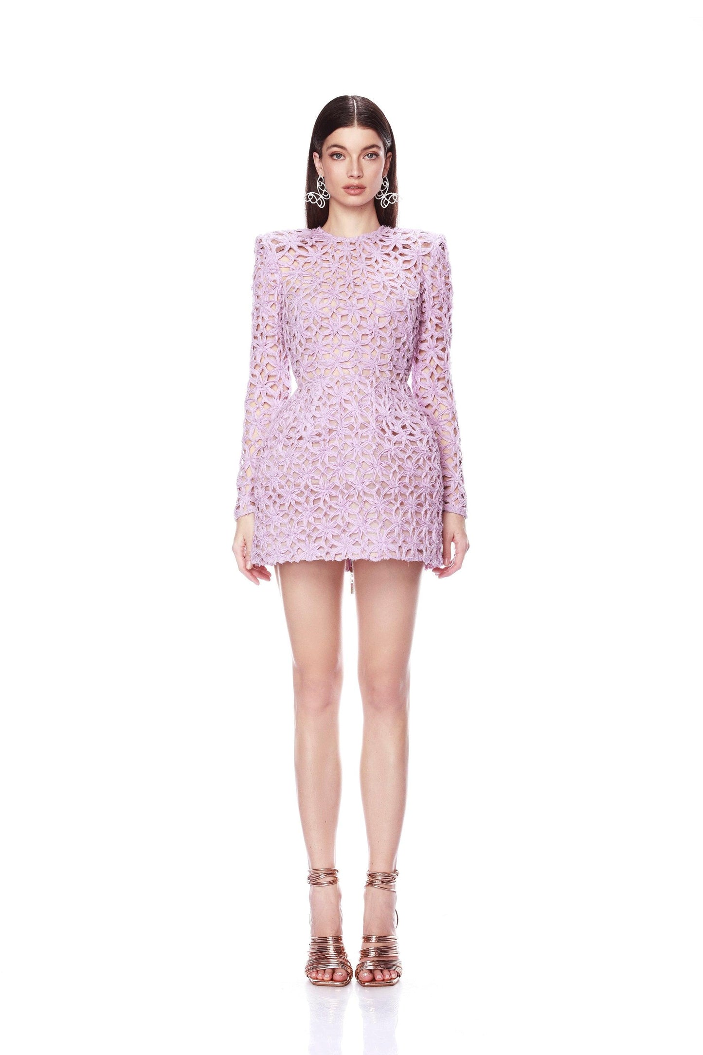 Casey Lilac Mini Dress - Pre Order