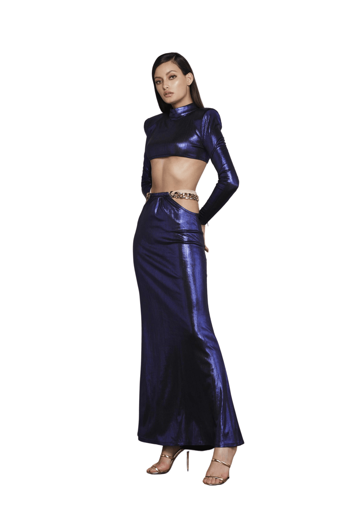 Cleopatra Indigo Two Piece Set
