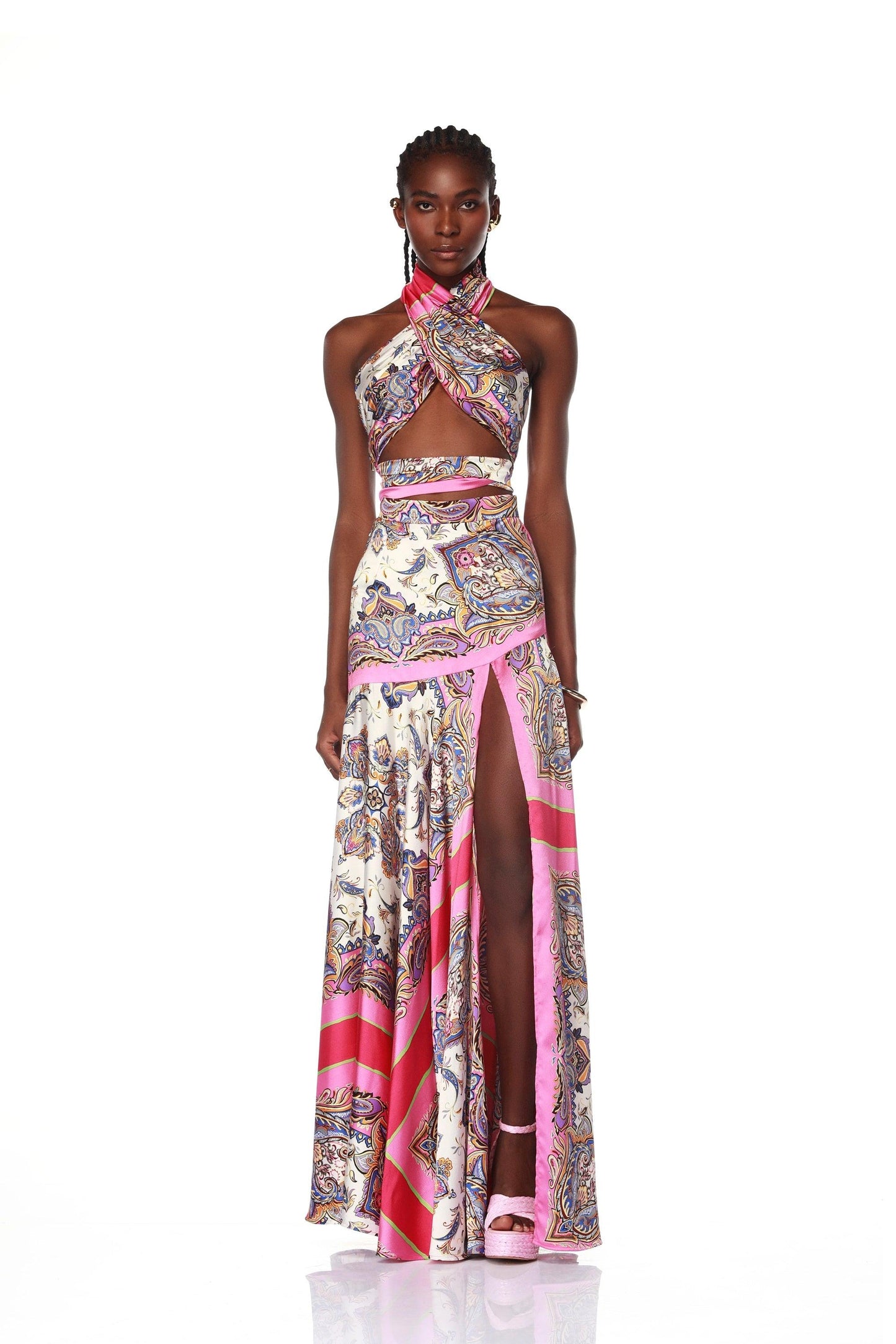 Cleopatra Pink Multi Top - Pre Order