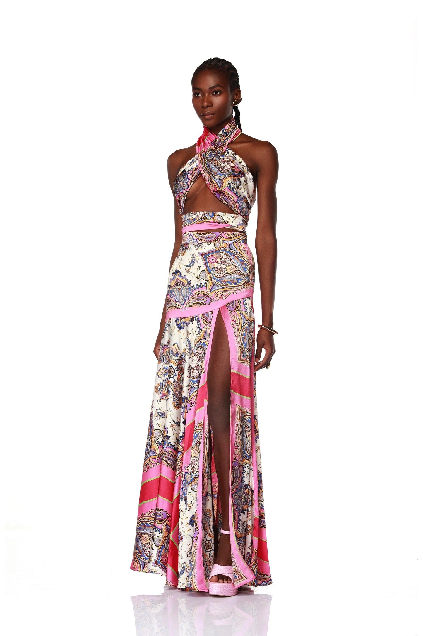 Cleopatra Pink Multi Top - Pre Order