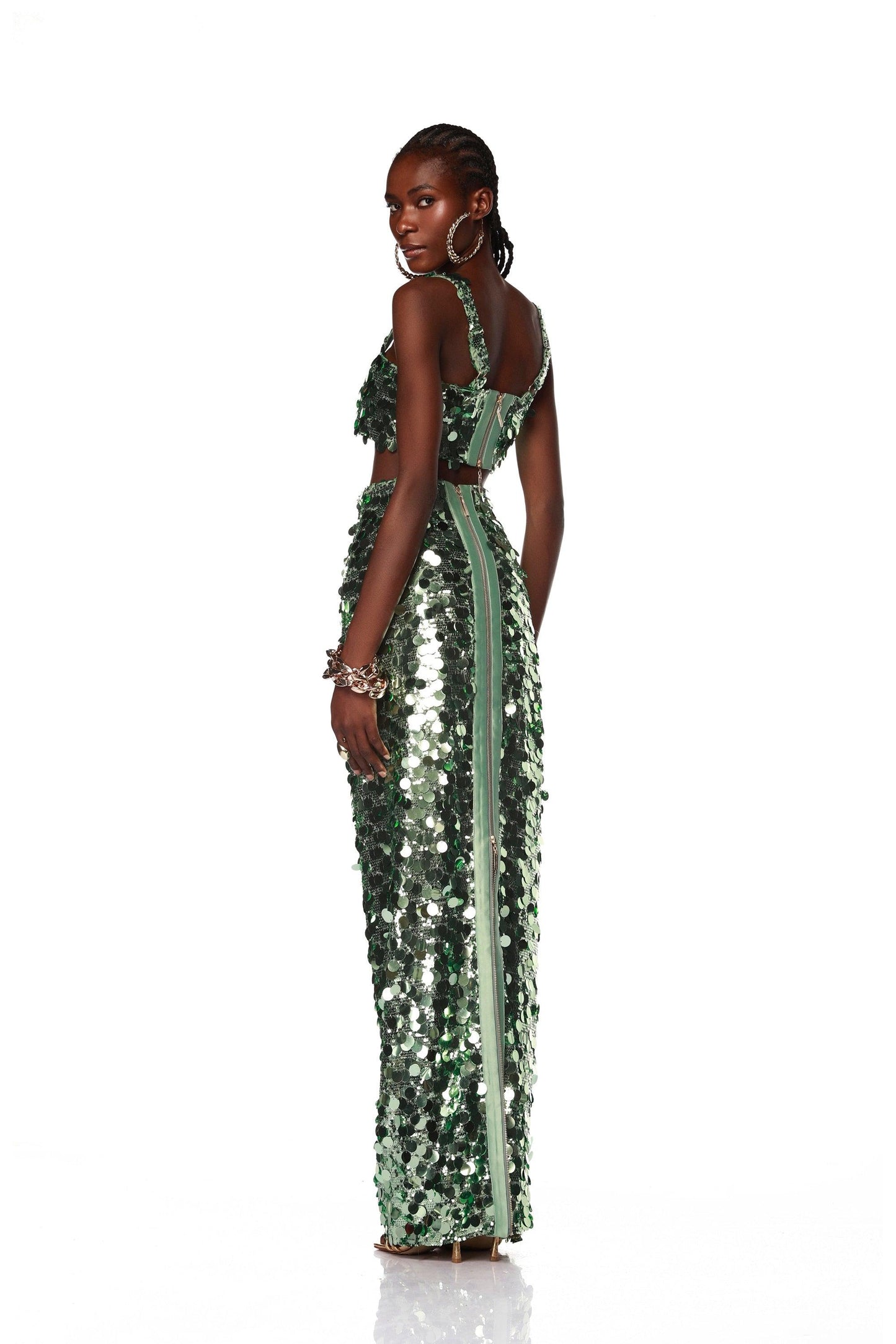 Farah Green Skirt - Pre Order