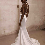 Kaya Sheer Illusion Metal Gown